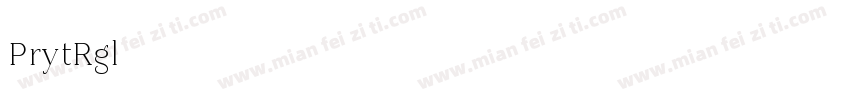 Priyati Regula字体转换
